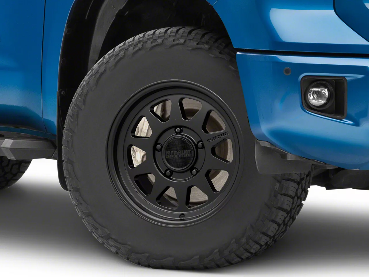 Black Rhino Tundra Caprock Matte Black 5-Lug Wheel; 20x9.5