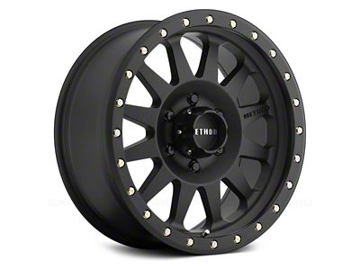 Method Race Wheels MR304 Double Standard Matte Black 6-Lug Wheel; 20x10; -10mm Offset (22-25 Tundra)