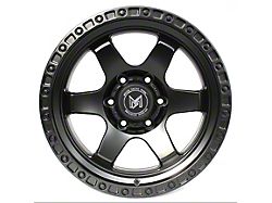 MFlow Racing MF03 Matte Black 6-Lug Wheel; 17x9; -12mm Offset (04-15 Titan)