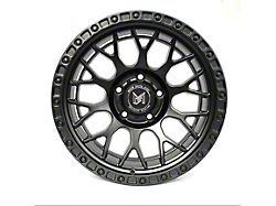 MFlow Racing MF02 Matte Black Wheel; 17x9; 12mm Offset (20-25 Jeep Gladiator JT)