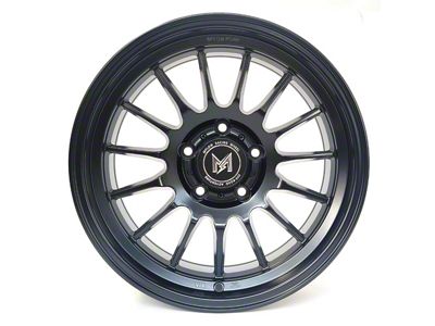 MFlow Racing MF04 Matte Black Wheel; 17x9; 12mm Offset (20-25 Jeep Gladiator JT)