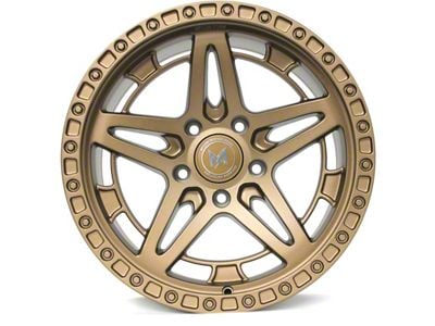MFlow Racing MF01 Matte Bronze Wheel; 17x9; -12mm Offset (99-04 Jeep Grand Cherokee WJ)