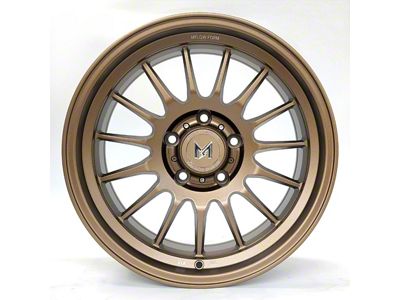 MFlow Racing MF04 Matte Bronze Wheel; 17x9; -12mm Offset (07-18 Jeep Wrangler JK)