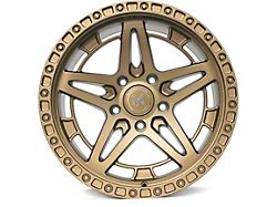 MFlow Racing MF01 Matte Bronze Wheel; 17x9; 12mm Offset (18-25 Jeep Wrangler JL)
