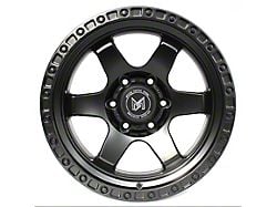 MFlow Racing MF03 Matte Black 6-Lug Wheel; 17x9; 0mm Offset (24-26 Tacoma)