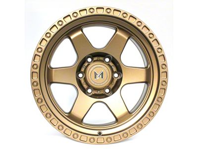 MFlow Racing MF03 Matte Bronze 6-Lug Wheel; 17x9; -12mm Offset (16-24 Titan XD)