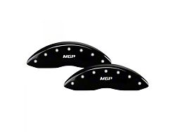 MGP Brake Caliper Covers with MGP Logo; Black; Front and Rear (03-09 4Runner)
