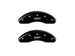 MGP Brake Caliper Covers with MGP Logo; Black; Front Only (05-11 Tacoma X-Runner)
