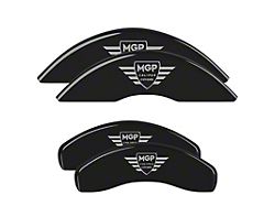 MGP Brake Caliper Covers with MGP Logo; Black; Front and Rear (21-25 Bronco, Excluding Raptor)
