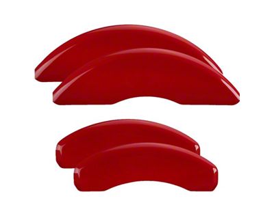 MGP Brake Caliper Covers; Yellow; Front and Rear (20-26 Jeep Gladiator JT w/o eTorque)