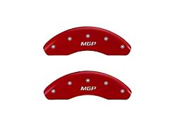 MGP Brake Caliper Covers with MGP Logo; Red; Front Only (05-11 Tacoma X-Runner)