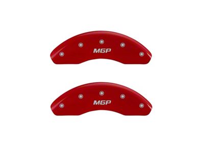 MGP Brake Caliper Covers with MGP Logo; Red; Front Only (05-11 Tacoma X-Runner)