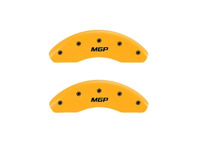 MGP Brake Caliper Covers with MGP Logo; Yellow; Front Only (05-11 Tacoma X-Runner)