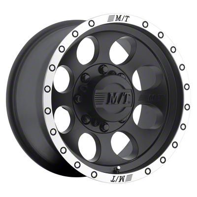 Tingatinga 20×20cm (3) Mickey Thompson Jeep Wrangler CLASSIC III Flat Black Wheel
