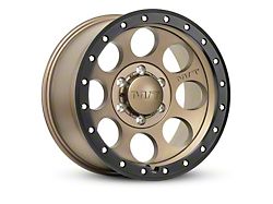 Mickey Thompson Wheels Classic Pro Satin Bronze with Black Lip Wheel; 17x9; -12mm Offset (07-18 Jeep Wrangler JK)