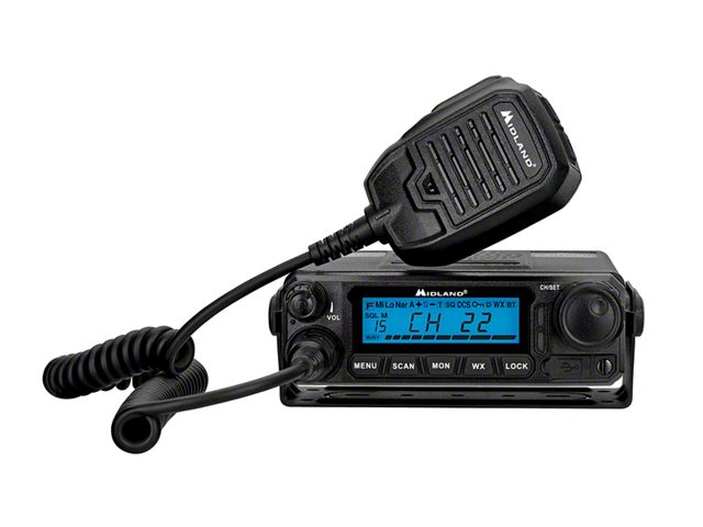 Midland MXT500 Mobile GMRS 2-Way Radio – 50W, UHF, NOAA Weather