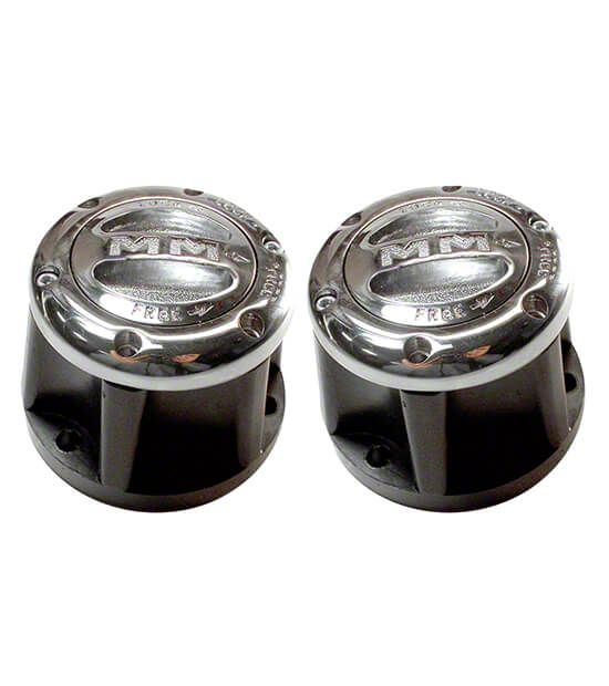 Mile Marker Jeep Wrangler Premium Locking Hubs; 6Bolt 27Spline