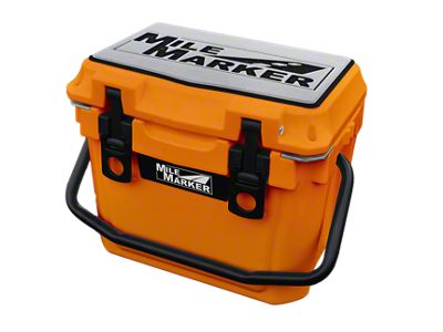 Mile Marker 10-QT Cooler; Orange