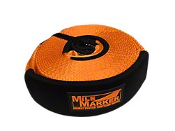 Mile Marker 3-Inch x 30-Foot Orange Snatch Strap; 24,200 lb.