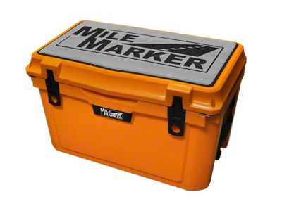 Mile Marker 45-QT Cooler; Orange