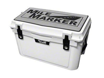 Mile Marker 45-QT Cooler; White