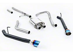 Milltek Dual Exhaust System with Burnt Titanium Tips; Rear Exit (20-25 3.6L Jeep Gladiator JT)