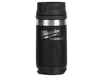 Milwaukee Tool PACKOUT Insulated Bottle with Sip Lid; Black; 12-Ounce
