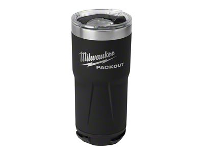 Milwaukee Tool PACKOUT Tumbler; Black; 20-Ounce