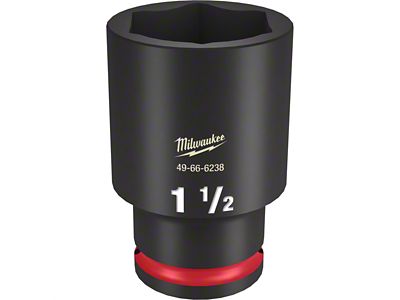 Milwaukee Tool SHOCKWAVE Impact Duty 1/2-Inch Drive 1-1/2-Inch Deep 6-Point Socket