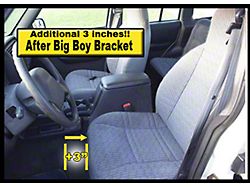 Misch 4x4 3-Inch BigBoy Seat Brackets; Passenger and Driver Side (95-01 Jeep Cherokee XJ)