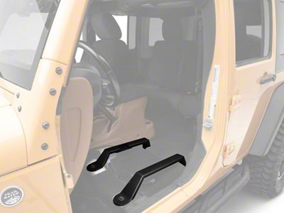 Misch 4x4 2-Inch BigBoy Seat Brackets; Driver Side (07-10 Jeep Wrangler JK 2-Door; 07-18 Jeep Wrangler JK 4-Door)