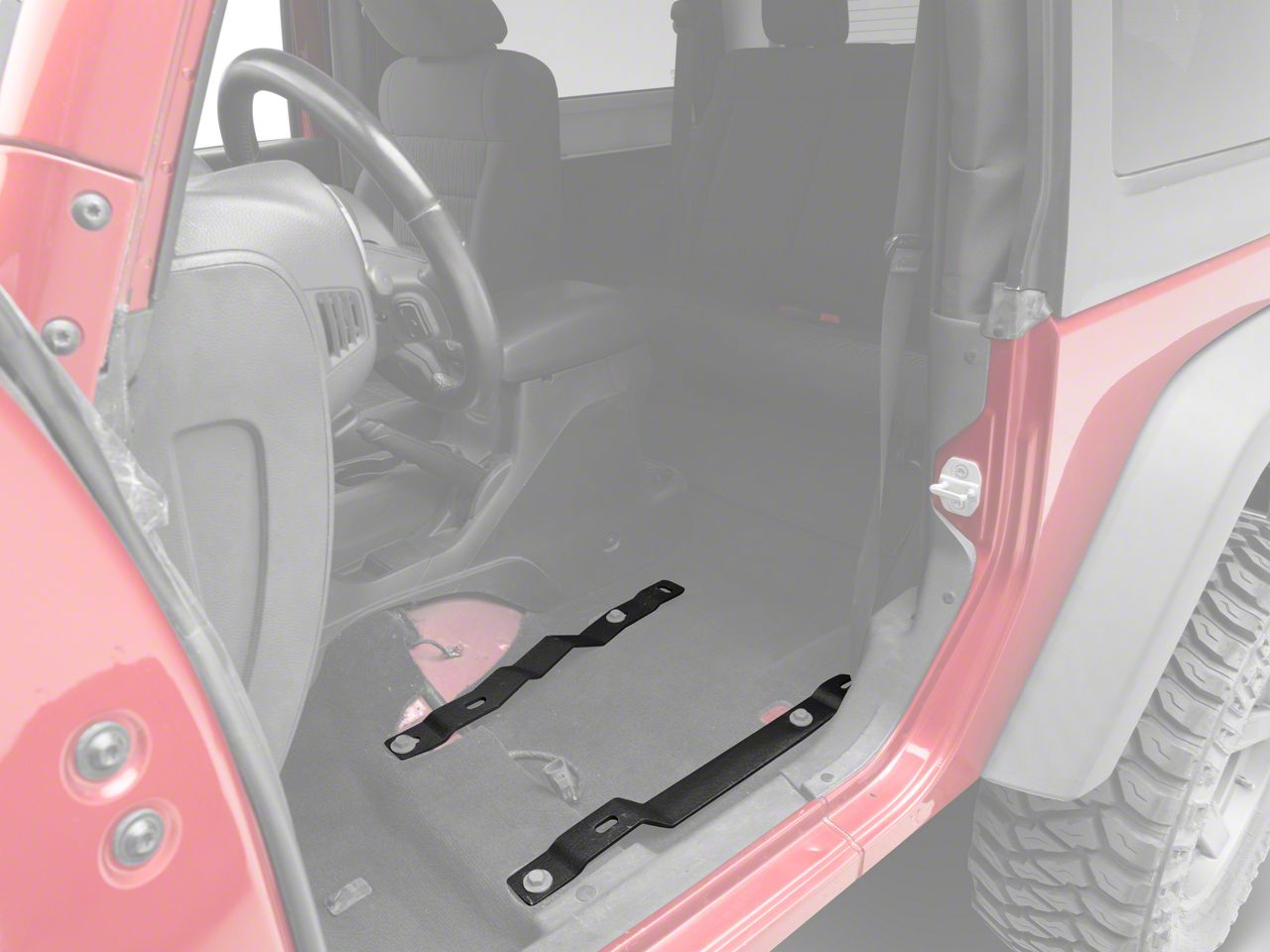 johnleeknb ページ Misch 4x4 Jeep Wrangler 4-Inch BigBoy Seat Brackets; Driver Side