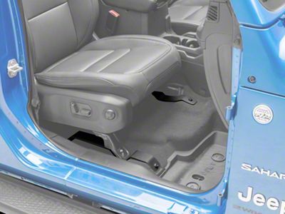 Misch 4x4 5-Inch BigBoy Seat Brackets; Passenger Side (18-25 Jeep Wrangler JL, Excluding 4xe, EcoDiesel & Rubicon 392)