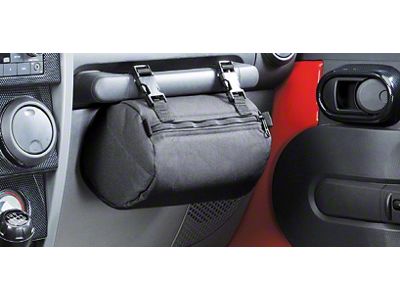 Misch 4x4 Grab Handle Accessory Tote; 6-Inch x 10-Inch (07-18 Jeep Wrangler JK)