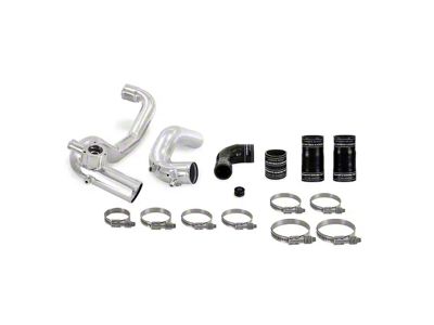 Mishimoto High-Mount Intercooler Pipe Upgrade Kit; Polished (21-25 2.3L EcoBoost Bronco)