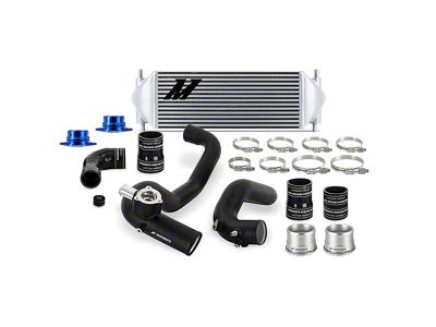 Mishimoto Performance Intercooler Kit with Black Piping; Silver (21-25 2.3L EcoBoost Bronco)