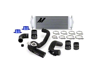 Mishimoto Performance Intercooler Kit with Black Piping; Silver (21-25 2.7L EcoBoost Bronco)