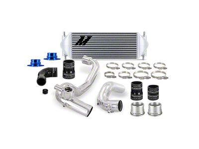 Mishimoto Performance Intercooler Kit with Polished Piping; Silver (21-25 2.3L EcoBoost Bronco)