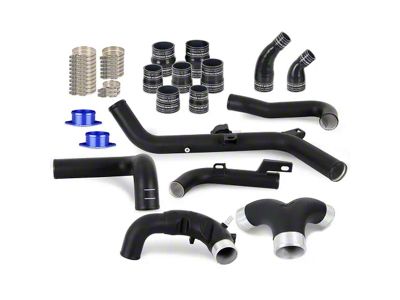 Mishimoto Performance Intercooler Pipe Upgrade Kit; Black (21-25 2.7L EcoBoost Bronco)