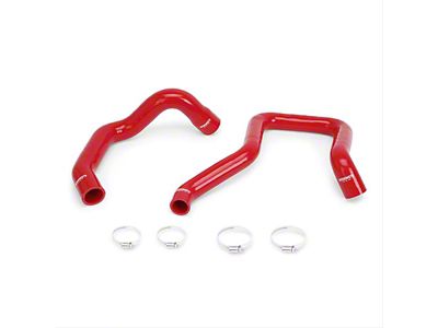 Mishimoto Silicone Coolant Hose Kit; Red (87-90 4.0L Jeep Cherokee XJ)