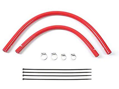 Mishimoto Silicone Heater Hose Kit; Red (91-01 4.0L Jeep Cherokee XJ)