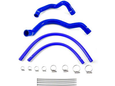 Mishimoto Silicone Radiator and Heater Hose Kit; Blue (91-01 4.0L Jeep Cherokee XJ)