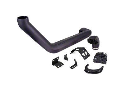 Borne Off-Road Snorkel with Micro-Wrinkle Black Brackets (20-25 3.6L Jeep Gladiator JT)