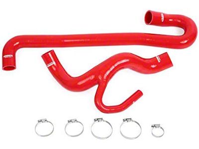 Mishimoto Silicone Radiator Hose Kit; Red (12-21 Jeep Grand Cherokee WK2 SRT8)