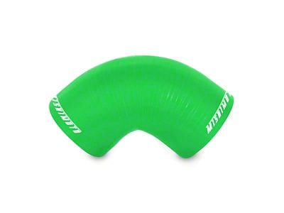 Mishimoto Silicone 90-Degree Couple; 2.50-Inch; Green (Universal; Some Adaptation May Be Required)