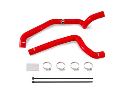 Mishimoto Silicone Radiator Hose Kit; Red (18-25 2.0L Jeep Wrangler JL)