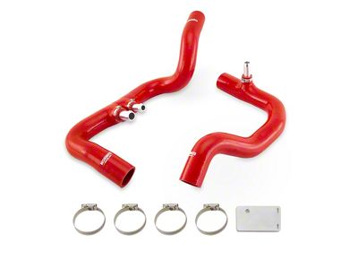 Mishimoto Silicone Radiator Hose Kit; Red (18-25 3.6L Jeep Wrangler JL)