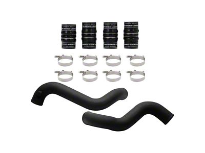 Mishimoto Intercooler Pipe and Boot Kit; Micro-Wrinkle Black (16-19 5.0L Titan XD)