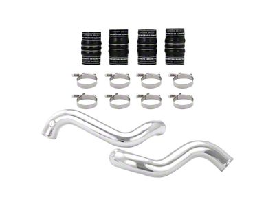 Mishimoto Intercooler Pipe and Boot Kit; Polished (16-19 5.0L Titan XD)