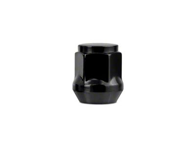 Mishimoto Black Steel Acorn Lug Nuts; M14 x 1.5; Set of 24 (22-25 Tundra)